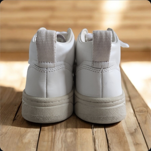 Veja Women’s V-15 Leather Sneaker White/Natural Mid Top US7/UK5/EU38 - Picture 4 of 8